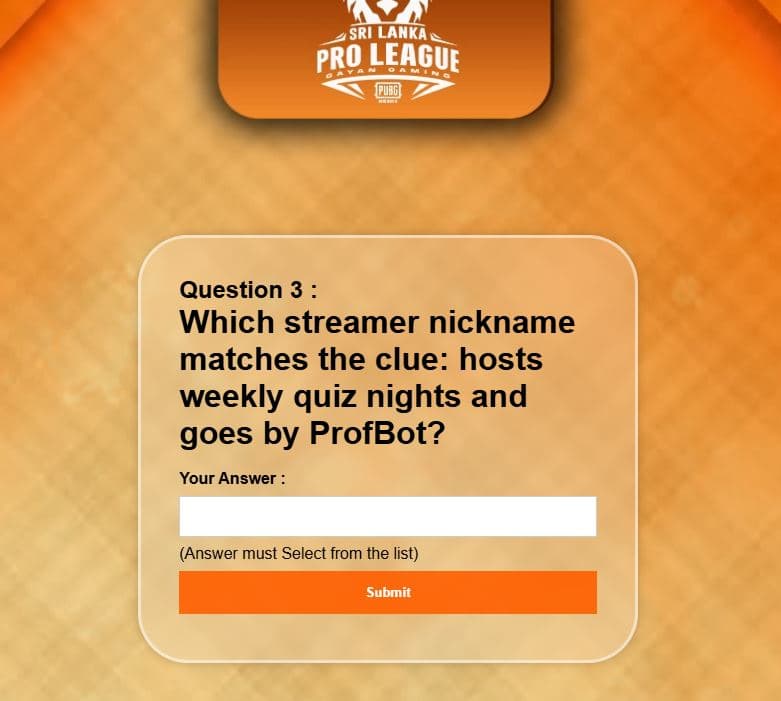Online Quiz Application project screenshot