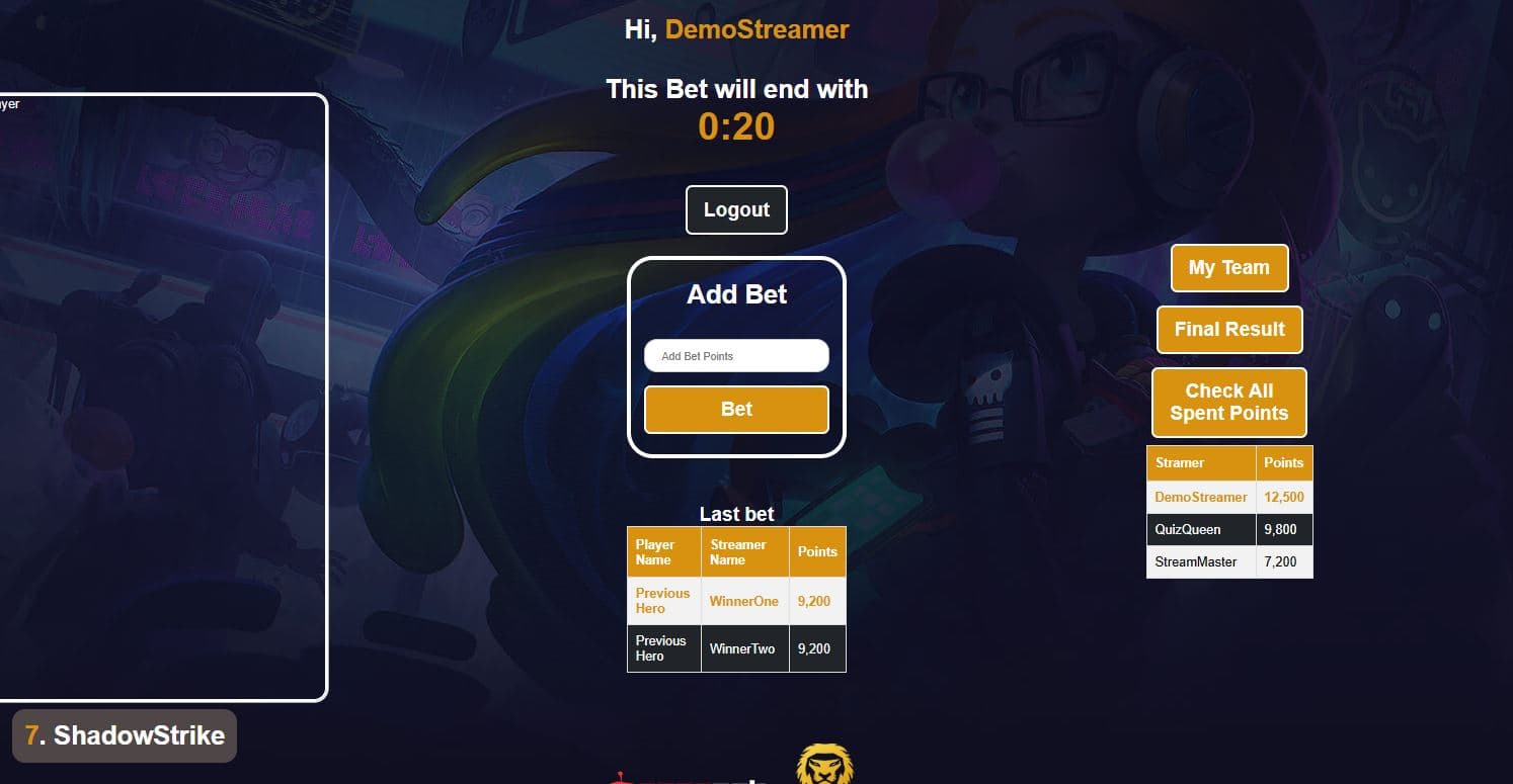 Profbot Betting System project screenshot